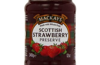 Mackays Scottish Strawberry Preserve 6x340G (£5.55 S&S)