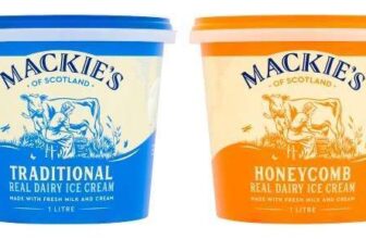 Mackies Ice Cream 1L – Traditional / Honeycomb