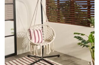 Macrame Hanging Chair Outdoor Swing Garden Hammock Rope Tassels