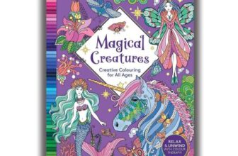 Magical Creatures Colouring Book Fairy Unicorn