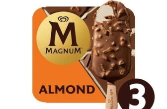 Magnum Almond Ice Cream Sticks 3 X 100ml