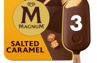 Magnum Almond Ice Cream Sticks 3 x 100ml (Classic / Almond / Mint / Salted Caramel / White Chocolate)