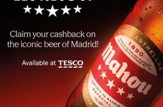 Mahou beer 660ml free after cashback at participating stores
