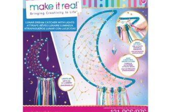 Make It Real, Lunar Dream Catcher With Lights, Childrens Craft Kit