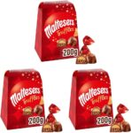 Maltesers Truffles Chocolate Medium Gift Box, Chocolate Gift, Mothers Day, 200g (Pack of 3)