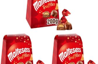 Maltesers Truffles Chocolate Medium Gift Box, Chocolate Gift, Mothers Day, 200g (Pack of 3)