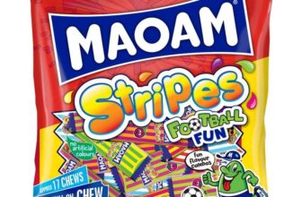 Maoam Limited Edition Football Fun Stripes Sweets 140g