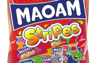 Maoam Stripes Fruit Sweets, 140g – S&S 82p