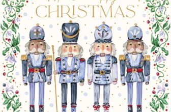 Marie Curie Charity Christmas Cards Nutcracker Watercolour Pack of 10 with Envelopes Ballet Traditional