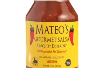 Mateos Gourmet Texas Medium Salsa, 907g Instore
