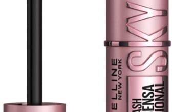 Maybelline Mascara, Lash Sensational Sky High Volumizing & Thickening, Eyelash Lengthening, Flake-Free Formula, Washable Mascara Infused with Bamboo Extract, Full Volume Mascara, Colour: Black