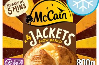 McCain 4 Baked Jacket Potatoes 800G – Clubcard Price