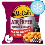 McCain Air Fryer Quick & Crispy Potato Hash Brown Bites 600g – Clubcard Price
