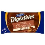 McVities Digestives Milk chocolate slices 5 pack Multipack.