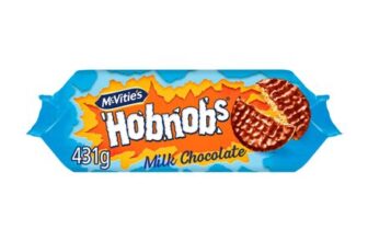 McVities Hobnobs Milk Chocolate Biscuits