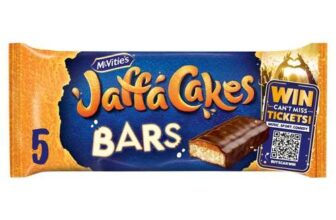 McVities Jaffa Original cake bar 5 pack Multipack