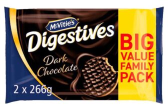 McVities Milk Chocolate Hobnobs Biscuits / Mcvities Dark / Milk Chocolate Digestive Biscuits 2x262g
