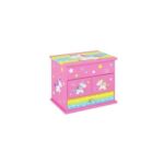 Mele Unicorn Jewellery Box with 3 Drawers