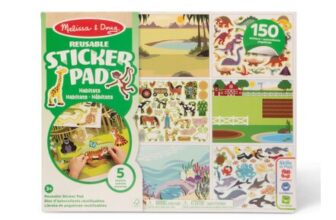 Melissa & Doug Reusable Sticker Pad, Activity Book for Kids