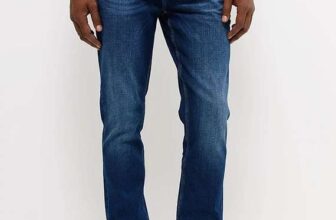 Mens Comfort Slim Fit Jeans With Stretch (Indigo/ Dark Wash) Sizes 30-44 10% off George Rewards Points Free C&C