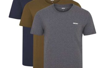 Mens DKNY 3 Tshirts – Olive/Charcoal/Navy Sizes S/M/XL (Navy/White/Blue – Medium Only)