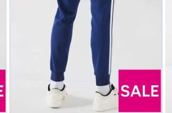 Mens Essentials 3-stripe Fleece Joggers – Blue