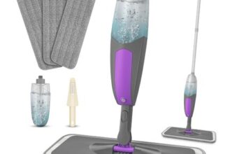 Microfibre Spray Mops Floor Cleaner – HOMSIER Wet Dry Floor Mop
