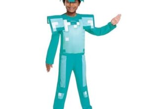 Minecraft Diamond Armour Costume – 4-6 Years