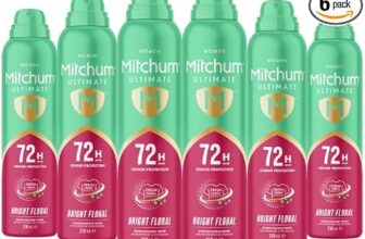 Mitchum Women Ultimate 72H Aerosol Bright Floral 250ml (Pack of 6)
