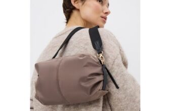 Mocha Barrel Crossbody Bag