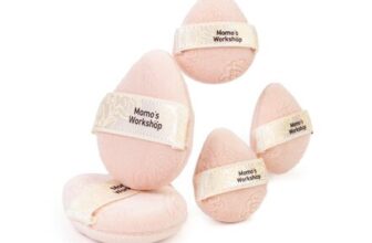 Momos Workshop Rosy Reverie 5-Piece Egg-Shaped Makeup Sponge Set