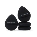Momos Workshop Tatami Powder Puff, Double-Sided Rubycell, Ultra-Soft