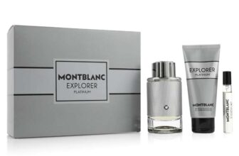Montblanc Explorer Platinum Eau de Parfum 100ml mini Spray Set – with code