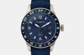 Montblanc Mens GMT Automatic Auto Analogue Watch