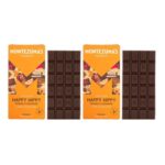 Montezumas Happy Hippy, 74% Cocoa, Dark Chocolate with Orange & Geranium