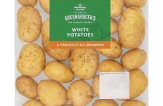 Morrisons British White Potatoes 2.5Kg – More Card Price (Instore)