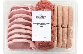 Morrisons Market Street BBQ Meat Pack 1.7kg