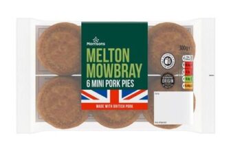 Morrisons Melton Mowbray Mini Pork Pies