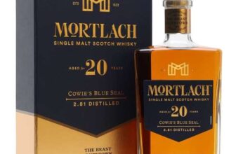 Mortlach 20 Year Old Cowies Blue Seal Speyside Single Malt Scotch Whisky 70cl / 43.4%