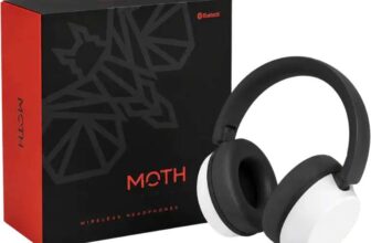 Moth Monochrome Over-Ear Headphones & Caps
