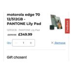 Motorola Edge 70 12GB/512GB Mobile Phone Free Moto Buds Loop