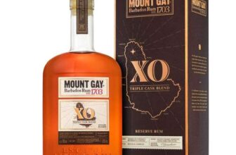 Mount Gay Barbados Golden Rum XO 70 cl Gift Set, Triple Cask Blend – Prime Deal