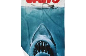 Movie and TV Show Beach Towels – Stranger Things, Jaws, Jurassic Park, Harry Potter, Back to The Future, Rick & Morty W/Code