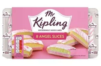 Mr Kipling Angel Cake Slices 8 Pack