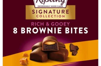 Mr Kipling Signature collection 8 Rich & Gooey salted caramel Brownie Bites – Clubcard Price