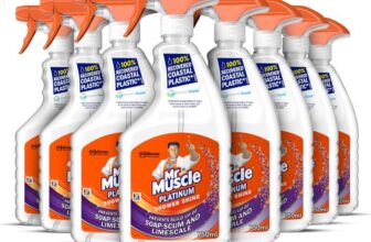 Mr Muscle Platinum Shower Shine Spray, Pack of 6 (6 x 750ml) – Prime Day Deal
