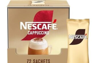 NESCAF Cappuccino Instant Coffee Sachets, 72 X 15.5 G