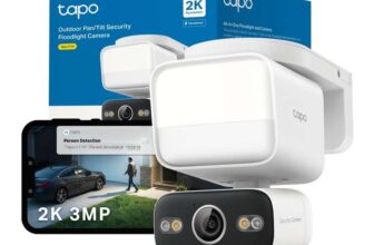 NEW Tapo C710 2K 3MP Pan/Tilt Outdoor 1500 Lumen Footlight Security Camera, CCTV Camera,Outdoor Camera,