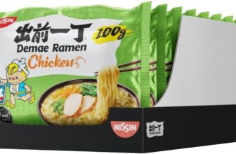 NISSIN Ramen Chicken Flavoured Instant Noodles, 100g (Pack of 10)