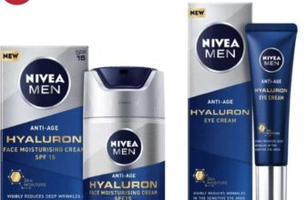 NIVEA MEN Hyaluron Anti-Age Bundle Set – eye cream day time Moisturiser (£9 with student discount) – £1.50 C&C
